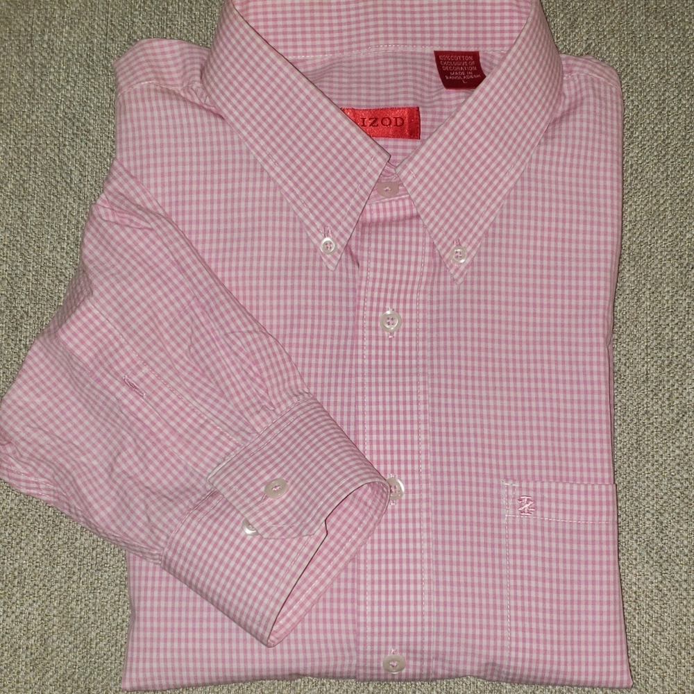 Izod Mens Long Sleeve Button down.